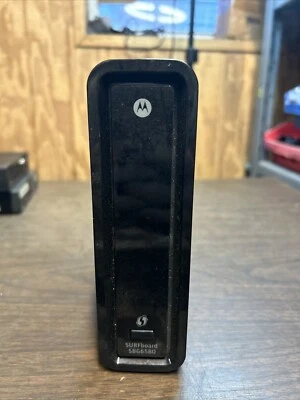 (Y) Used Motorola SBG6580 Internet Wireless Cable Modem WiFi Router COMCAST - Image 1 of 4