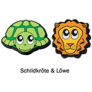 Gamma Vibrationsdämpfer Zoo Damps Schildkröte/Löwe, bunt, Tennis, Schläger - Picture 1 of 3