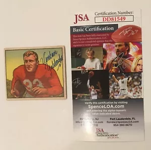 Ventan Vinnie Yablonski Signed Autographed 1950 Bowman Card #131 JSA Certified - Picture 1 of 1
