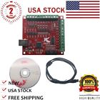 Cnc Usb Mach3 100Khz Breakout Board 4Axis Interface Driver Motion Controller Us