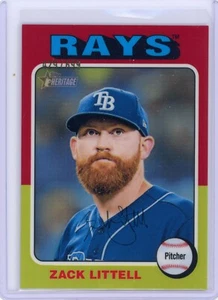 2024 Topps Heritage High Number Chrome Refractor #713 Zack Littell /699 - Picture 1 of 2