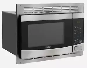 High Pointe Black RV Microwave 1.0CU Camper Cabinet Recessed Mount EM925AQR - Picture 1 of 1