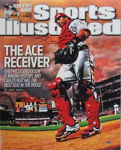 Carlos Ruiz Autographed Signed 16x20 Photo Phillies Dodgers (JSA PSA Pass) - Picture 1 of 1