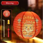 Chinese Style Paper Lanterns Red Dragon Year Lantern Led Lantern  Balcony