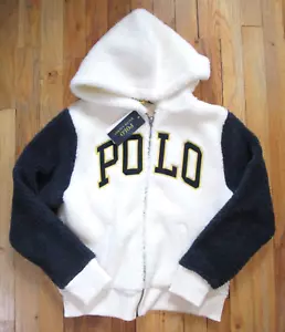 Chaqueta Sherpa Polo Ralph Lauren Niñas Polar Cremallera Completa Talla L Grande 12-14 Etiquetas - Imagen 1 de 7