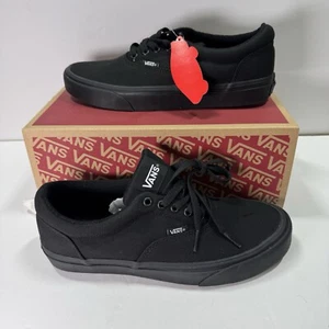 VANS Doheny Men’s Size 8 Black/Black Sneakers Casual Skate Shoes Canvas NEW - Picture 1 of 7