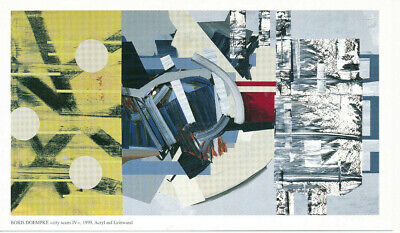 Einladungskarte/Invitation Card: Boris Doempke Malerei Galerie Wilbrand 2001 • 10.16€