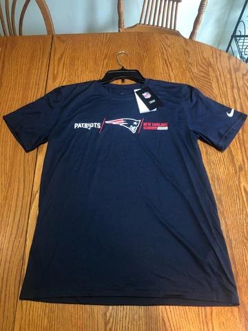 New England Patriots Shirt Men's MULTI SIZE Nike Dri-fit NFL Football NWT Cover