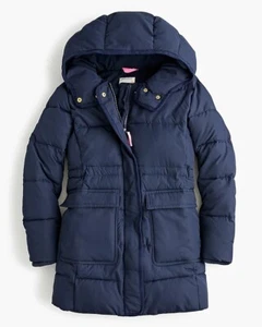 J. Crew CREWCUTS Girls' Classic Parka with Eco-Friendly PrimaLoft® - Picture 1 of 9