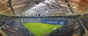 Fußball Stadion Gelsenkirchen Panorama Fine Art Print Poster 240 x 100 cm NEU! - Bild 1 von 2