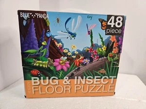 Giant Bugs and Insects Jigsaw Puzzle 48 Pc great for Preschoolers, 100% complete - Picture 1 of 2