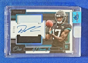 87/99 DJ Chark RPA 2018 Panini One Rookie RC on card Auto Jersey Patch #69 - Picture 1 of 2
