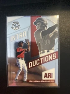 Panini Mosaic Introductions #12 2021 Kristian Robinson Diamondbacks - Imagen 1 de 2