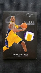 2010-11 KOBE BRYANT PANINI ELITE BLACK BOX PRIME PATCH MATERIALS SP INSERT #2/25 - Picture 1 of 3