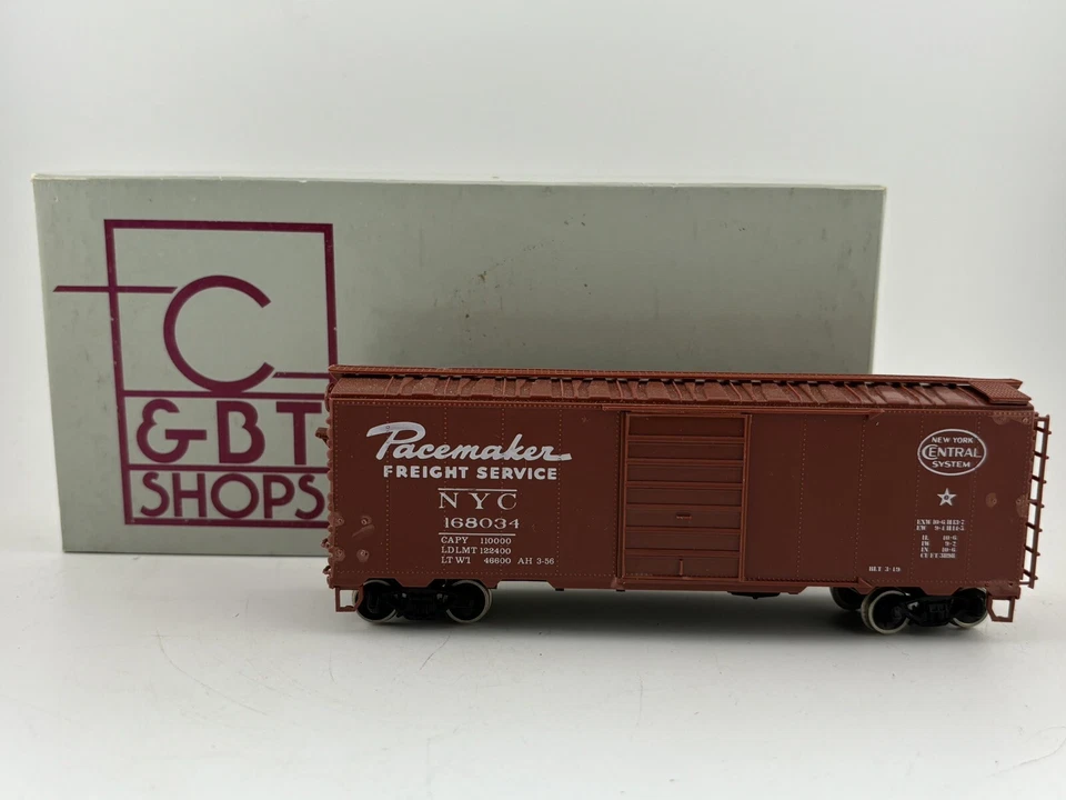 Broadway Limited New York Central Pacemaker 1944 AAR 40' Box Car (RED) - Image 1 of 4