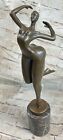 Sculpture Statue Art Abstract Surrealism Dancer Nude Woman Home Gift Bronze