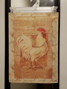 LIBBIE AVENUE Country Rooster Barnyard Farm Animals Decorative Garden Flag - Picture 1 of 1