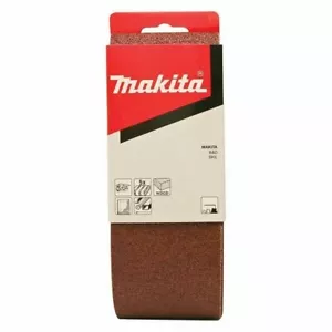 MAKITA #120 GRIT 76mm (3") x 610mm (24") 5-PACK SANDING BELTS - SUIT 9924DB ETC - Picture 1 of 1