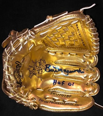 Bill Mazeroski Signed Rawlings Mini Gold Glove JSA COA Pittsburgh Pirates HOF - Image 1 of 4