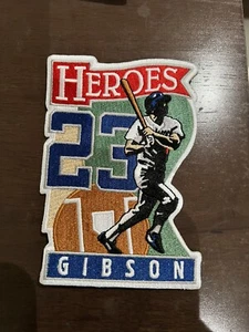 patches iron on Custom Kirk Gibson Heroes Patch . Sew On Patch 5”x3” approx. - Picture 1 of 1