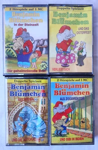 Benjamin Blümchen MC Kassetten Sammlung 4 Stück mit 8 Hörspielen Doppelfolgen - Bild 1 von 15