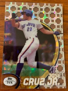 1998 Topps Tek #62 patrón #29 difractor José Cruz Jr. Azulejos envío gratuito - Imagen 1 de 2