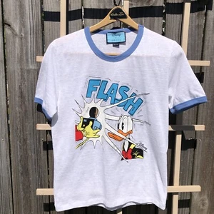 Gucci x Disney (L) Donald Duck Flash T-Shirt - White New Without Tags - Picture 1 of 8