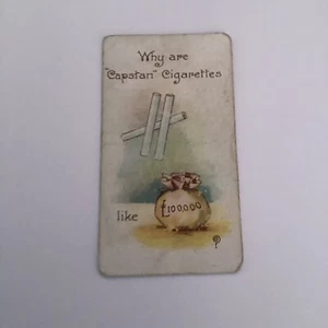 1900 Wills Cigarettes Overseas - Conundrums - Number 19 Capstan O - Picture 1 of 2