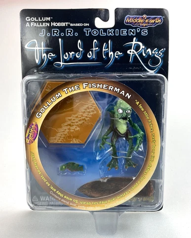 Gollum The Fisherman LOTR Lord Of The Rings Action Figure New 1998 Toy Vault 90s Cover
