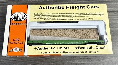 Con-Cor HO Kit #0001-009204 54 Ft Pulpwood Car Kit Burlington Northern #600467 - Image 1 of 4