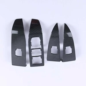 For 2020-2023 Cadillac CT4 ATS Carbon Fiber Window Lift Switch Panel Cover Trim - Picture 1 of 3