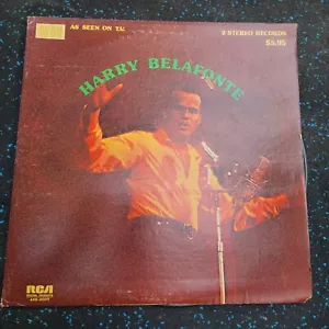 Harry Belafonte Double LP Vinyl Record Self Titled TV - Foto 1 di 6