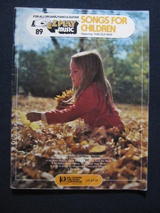 Songs For Children: E-Z Play Today Volume 89 (EZ Play Today, 89) [Paperback] H.. - Bild 1 von 5