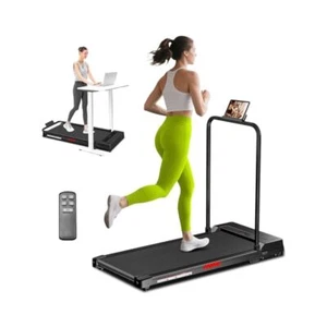 Portable Mini Treadmill, 300 lb Capacity, Remote Control, Quiet Operation - Picture 1 of 7