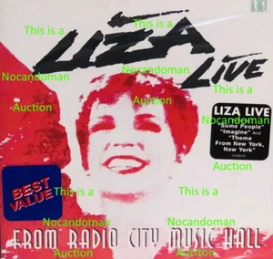 NEW SEALED LIZA MINELLI LIVE FROM RADIO CITY MUSIC HALL NEW YORK CITY NYC  - Picture 1 of 1