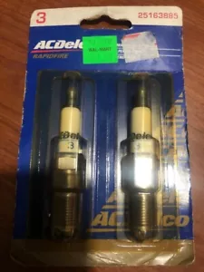 AC DELCO RAPIDFIRE PERFORMANCE PLATINUM'S,# 3 SPARK PLUGS, 2 PACK, ELECTRODE SYS - Bild 1 von 4