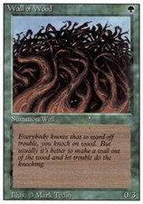 1x Wall of Wood NM, English MTG Revised Edition