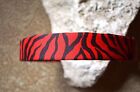 animal print Zebra/Leopard flat grosgrain headband handmade in the USA