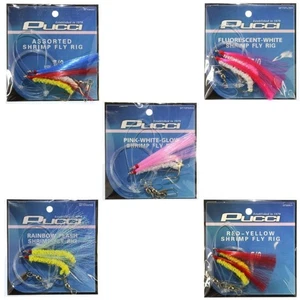 P-Line Rig Shrimp Fly Snelled 1 Swivel Rig/1 Snap Rig - Picture 1 of 7