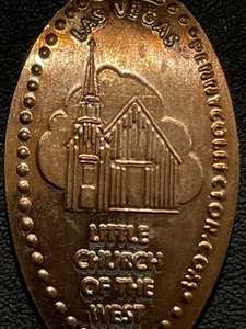 Centavo alargado Little Church of the West Las Vegas Zc #072612 - Imagen 1 de 2