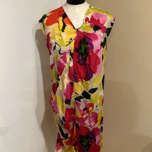 Marni Colorful Floral Sleeveless Dress Sz M - Picture 1 of 7