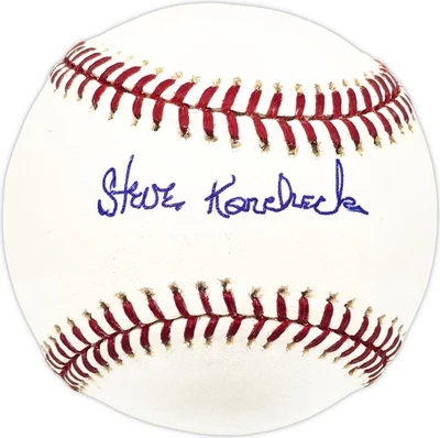 Steve Korcheck Autographed Signed Official MLB Baseball Washington Senators - Image 1 of 4