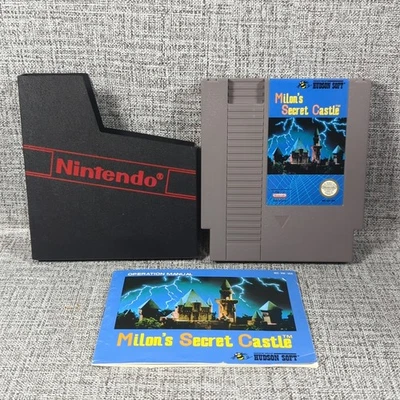 Milon's Secret Castle (Nintendo NES, 1988) W/ Manual Slipcover Tested Working  - Image 1 of 4