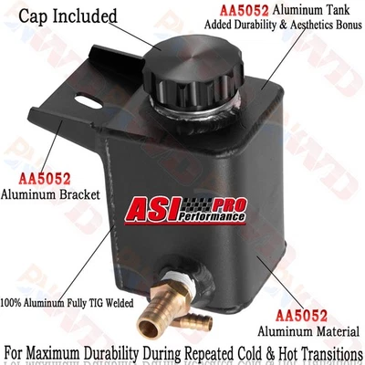 Tanque de depósito de dirección asistida de aluminio para Ford Mustang EcoBoost 2005-2018 2017 Foto 1 de 4