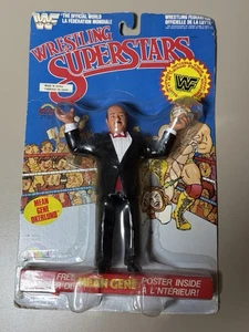 WWF Mean Gene Okerlund (1985) LJN 7” Inch Actionfigur Neu/Versiegelt - Selten - Bild 1 von 15