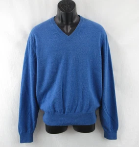 Peter Millar Men's 100% Pure Cashmere V-Neck Pullover Sweater Size L #K841 - Picture 1 of 8