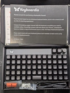 Keyboardio Preonic - compact, wireless, ortholinear keyboard w/ case & keycaps - Picture 1 of 17