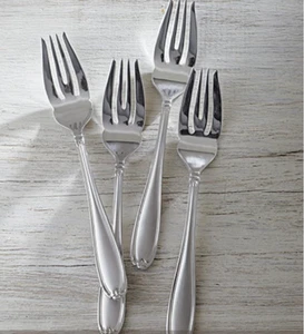 Princess House Barrington Stainless Steel Salad forks set 4 6850 - Picture 1 of 1