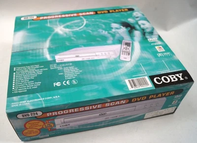 COBY DVD-224 Progressive Scan DVD Player MP3 Dolby Digital NIB NEW F131 - Image 1 of 4