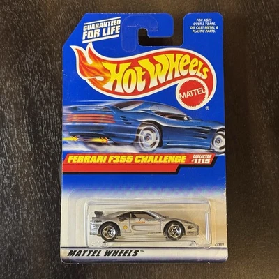 Hot Wheels 1999 First Editions Ferrari F355 Challenge Collector #1115 Silver - Image 1 of 4